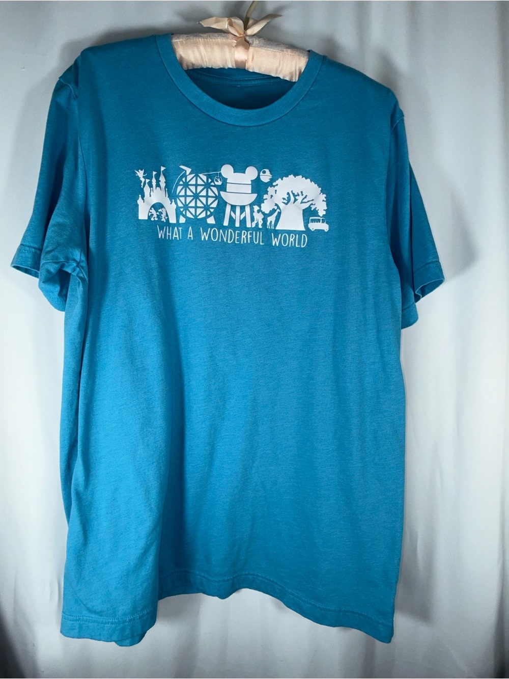 Custom Women’s Disney World Lands Inspired Short Sleeve Graphic Tee